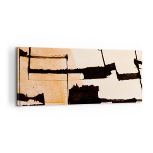 Quadro em tela - No entanto, a ordem - 100x40 cm