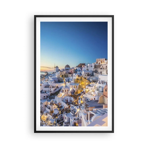 Pôster com moldura preta - A essência grega - 61x91 cm