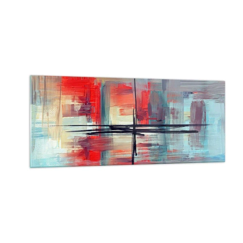 Quadro em vidro - Uma paisagem numa dimensão desconhecida - 100x40 cm