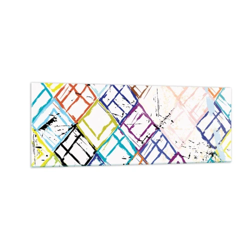 Quadro em vidro - Quartos para alugar - 140x50 cm