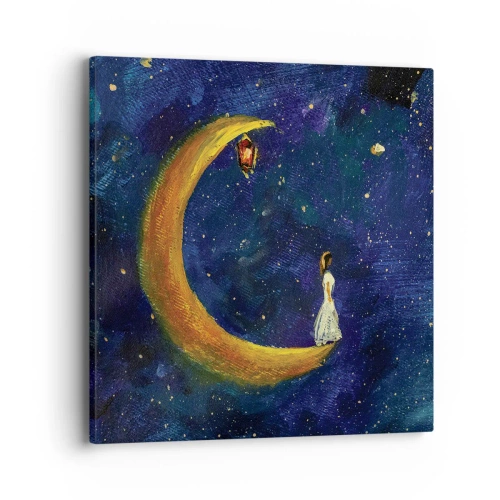Quadro em tela - O Chamado do Mundo - 40x40 cm