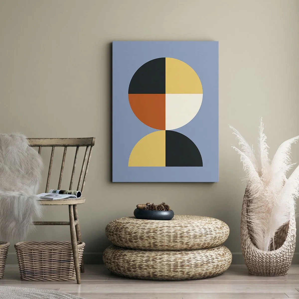 Quadro em tela - Verja e conte - 65x120 cm