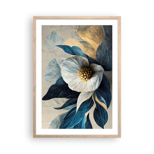 Pôster com moldura de carvalho claro - Tem um coração de ouro - 50x70 cm