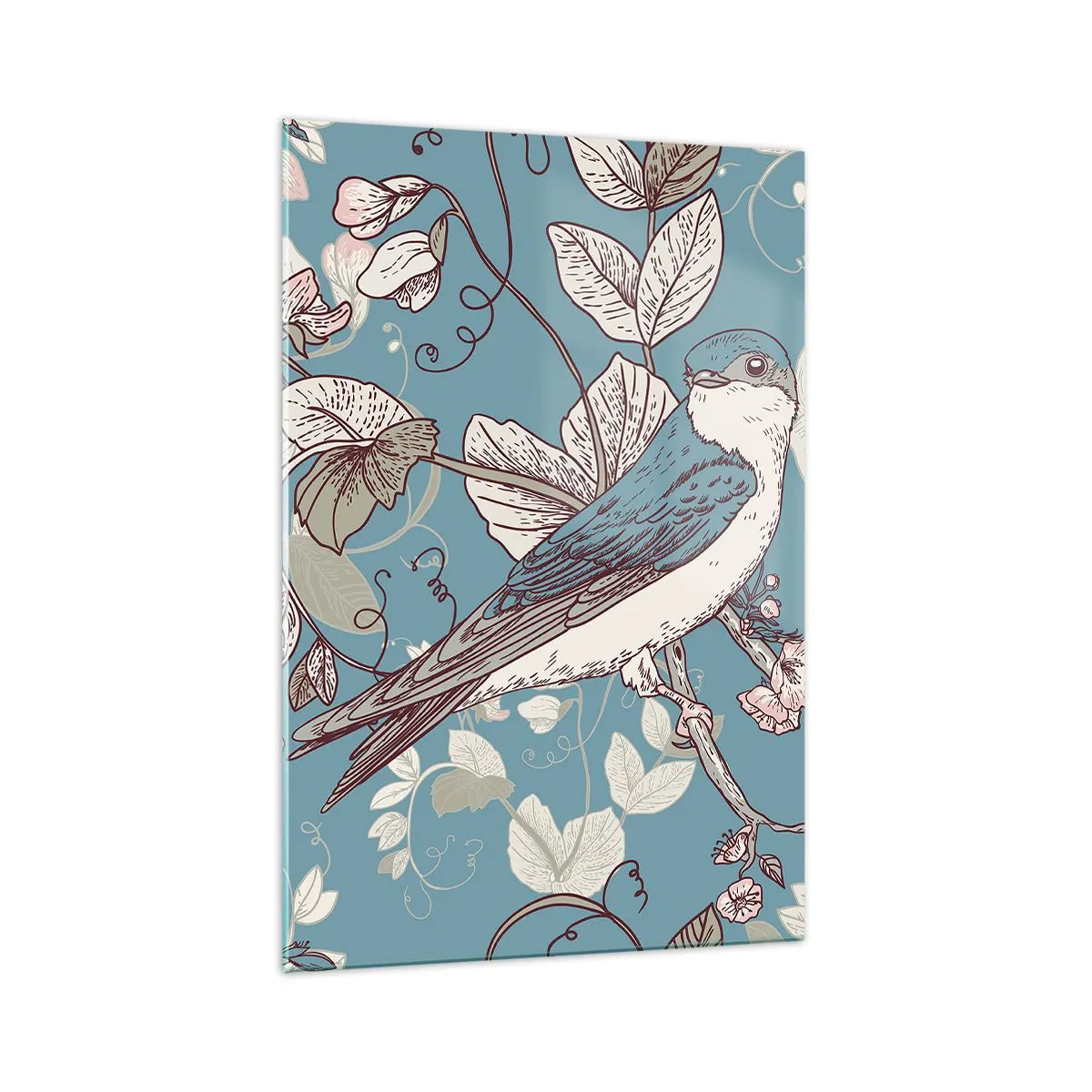 Quadro em vidro - Cantos no choupo-branco - 70x100 cm