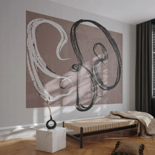 Papel de Parede Standard Eco - Composição – a busca pela plenitude - Minimalismo, Pedaço, Abstração - 200x140 cm