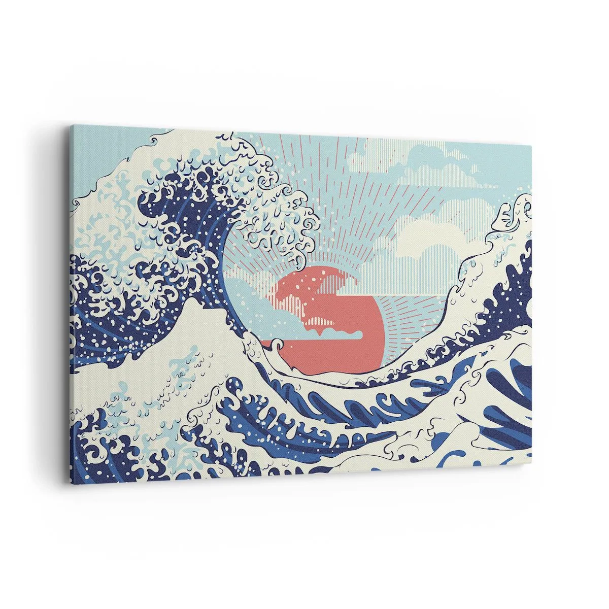 Quadro em tela - Das inspirações japonesas - 120x80 cm