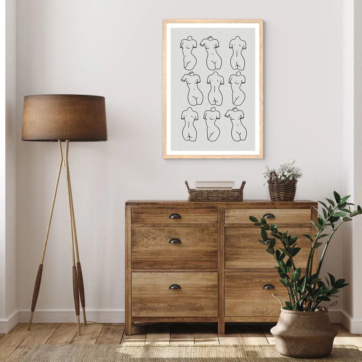 Pôster com moldura de carvalho claro - Apenas Vênus - 61x91 cm