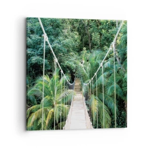 Quadro em tela - Bem-vindo à selva! - 70x70 cm