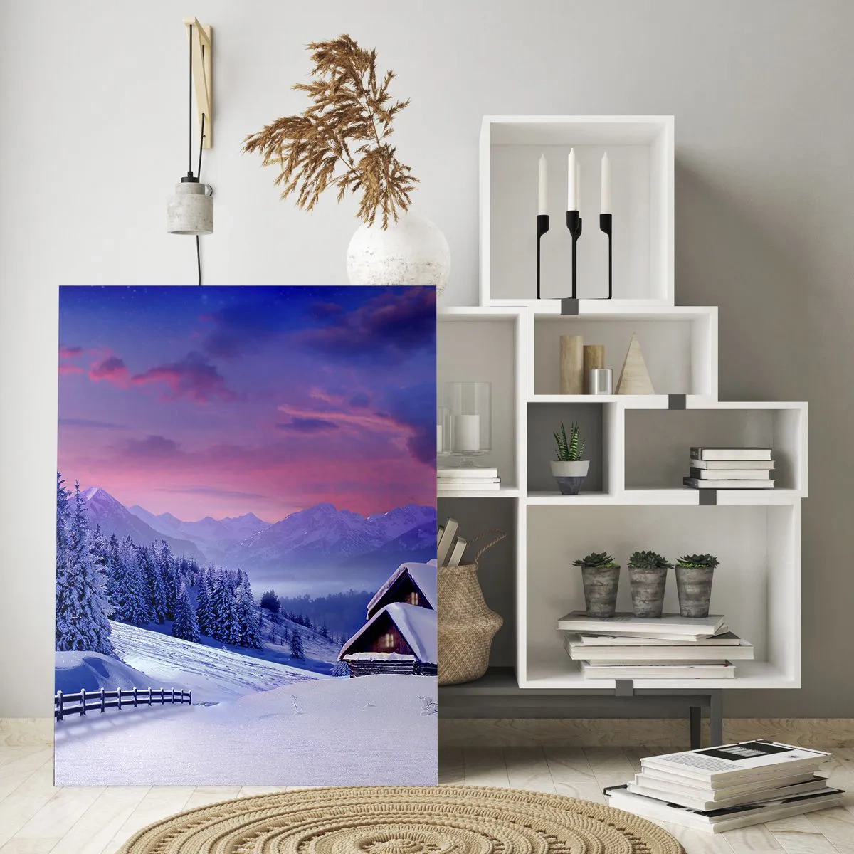 Quadro em vidro - Noite silenciosa - 50x70 cm