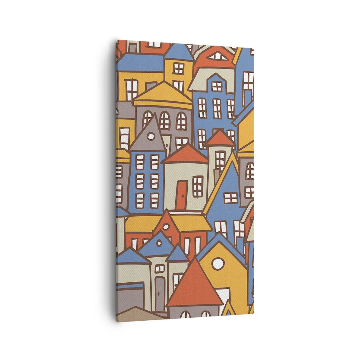 Quadro em tela - Atrás da casa - 55x100 cm