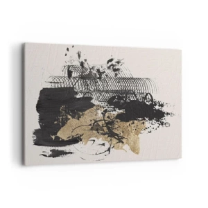 Quadro em tela - Composição com paixão - 120x80 cm