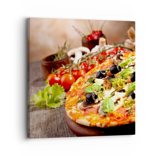 Quadro em tela - Ingredientes telúricos - 30x30 cm