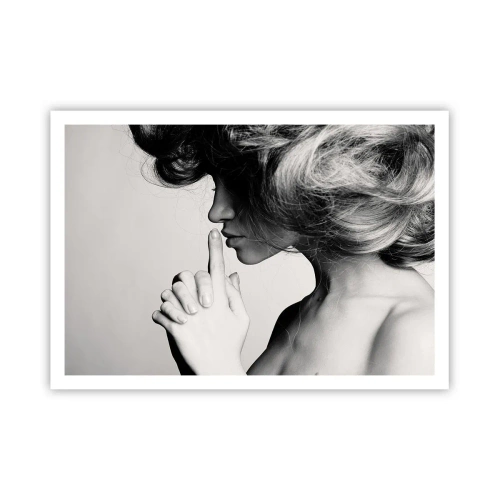 Pôster - Ouvindo-se a si própria - 100x70 cm