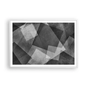 Pôster em moldura branca - Um eterno símbolo da durabilidade e da ordem - 100x70 cm