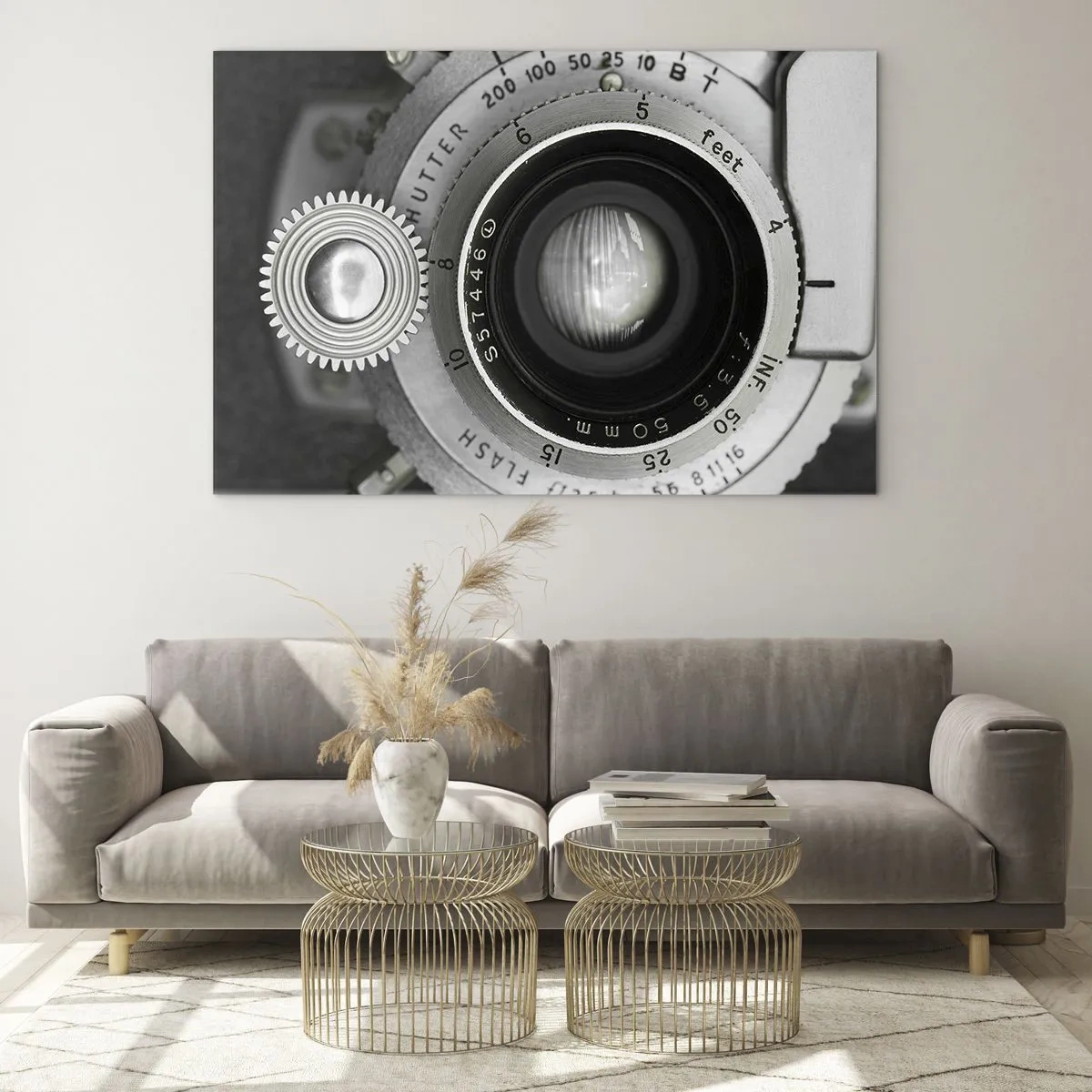 Quadro em vidro - Uma história sobre Hollywood - 100x70 cm