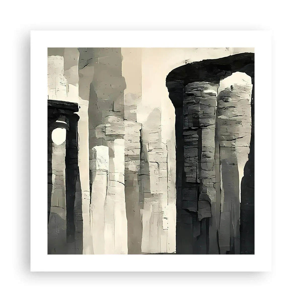 Pôster - A majestade da antiguidade - 50x50 cm