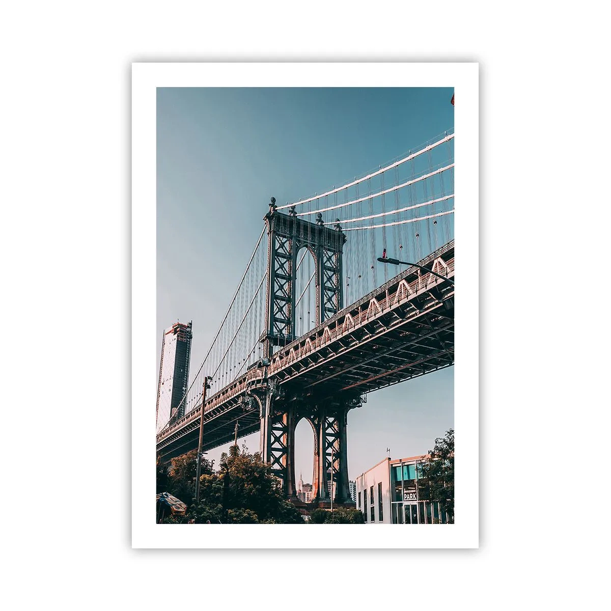 Pôster - Sobre as ondas da cidade - 50x70 cm