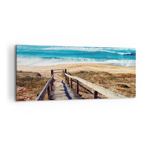 Quadro em tela - Corra! - 120x50 cm
