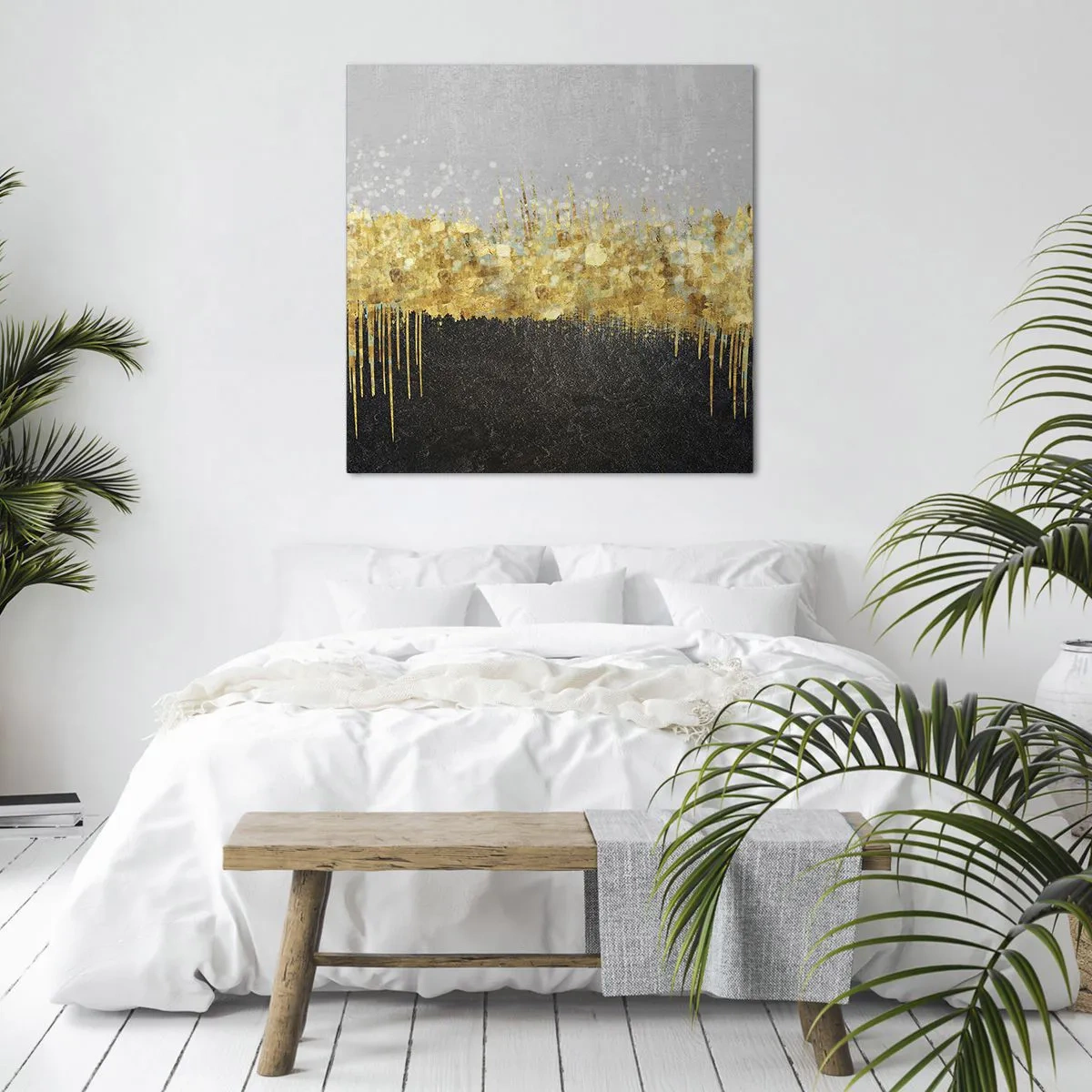Quadro em tela - Para dentro e para cima - 30x30 cm