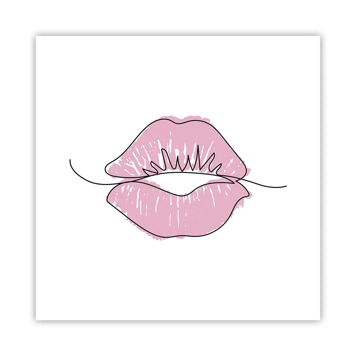 Pôster - Pronto para beijar? - 30x30 cm