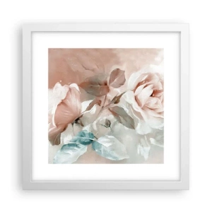 Pôster em moldura branca - O espírito do romantismo - 30x30 cm