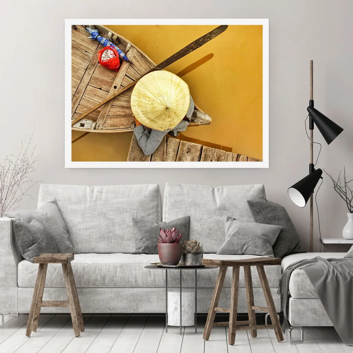 Pôster - A vida no rio amarelo - 100x70 cm