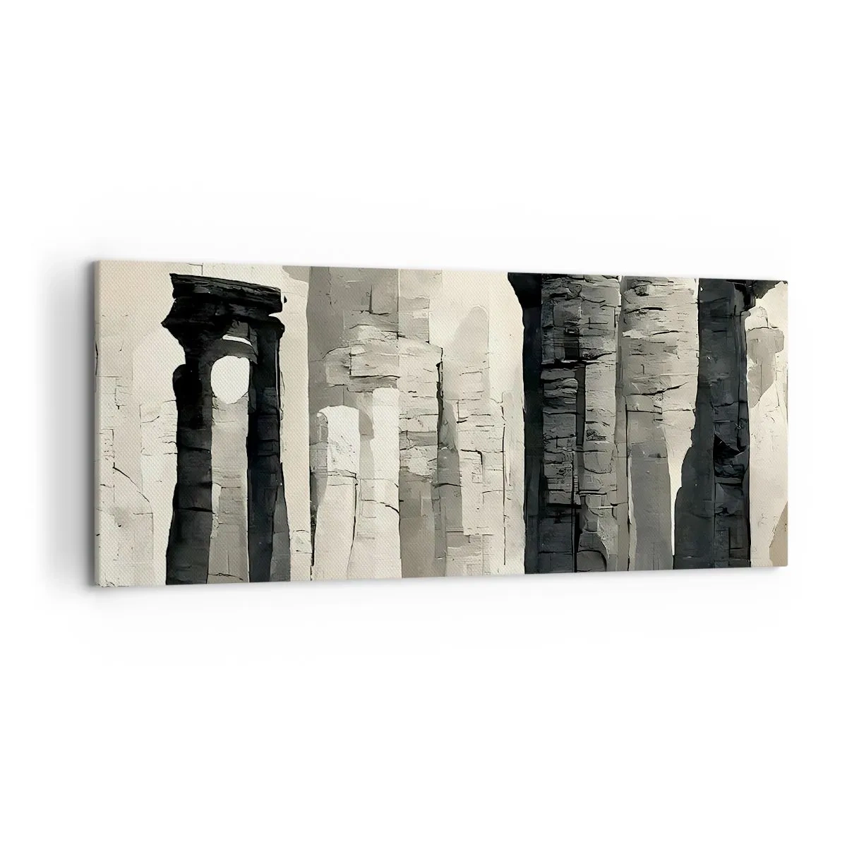 Quadro em tela - A majestade da antiguidade - 120x50 cm