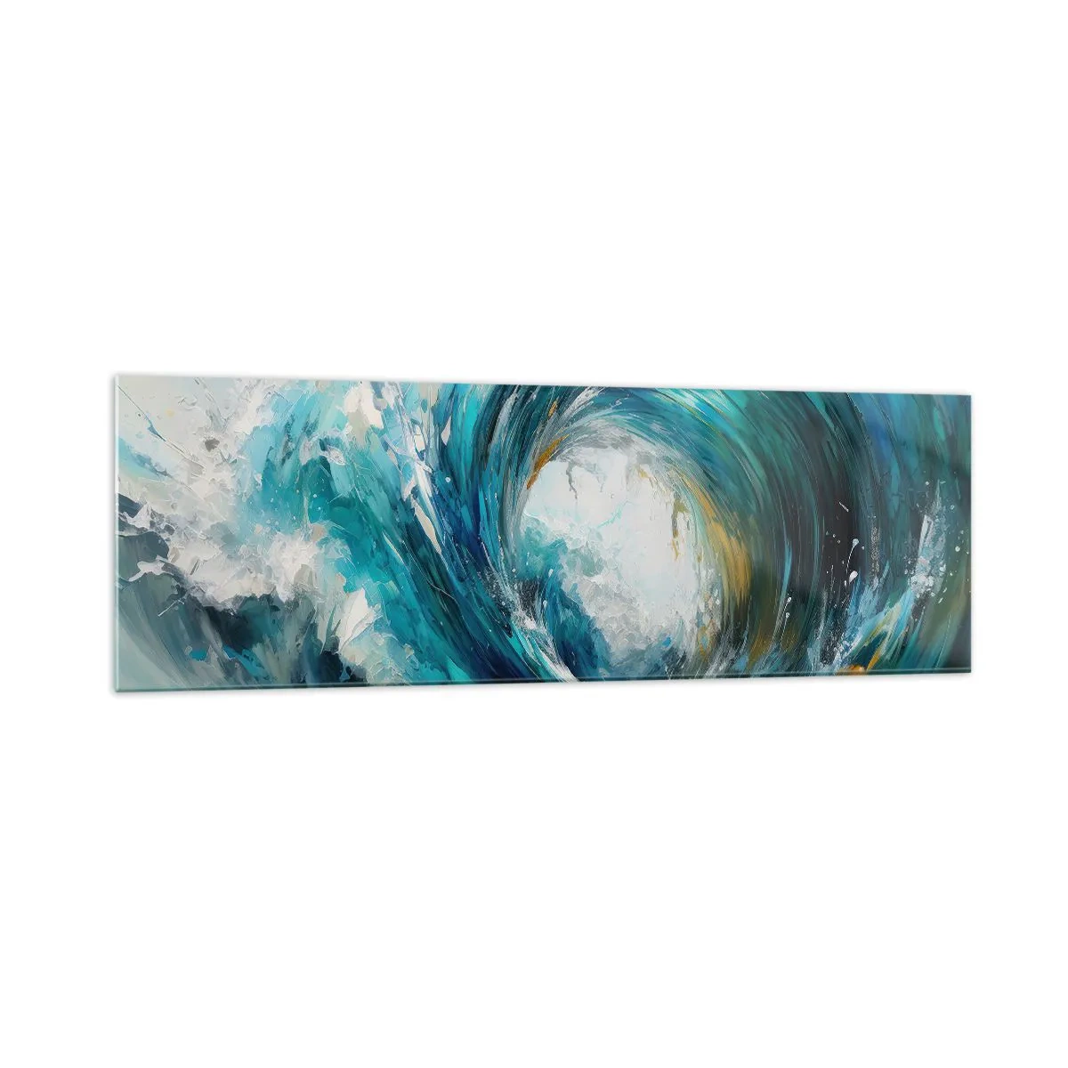 Quadro em vidro - Portal do mar - 160x50 cm