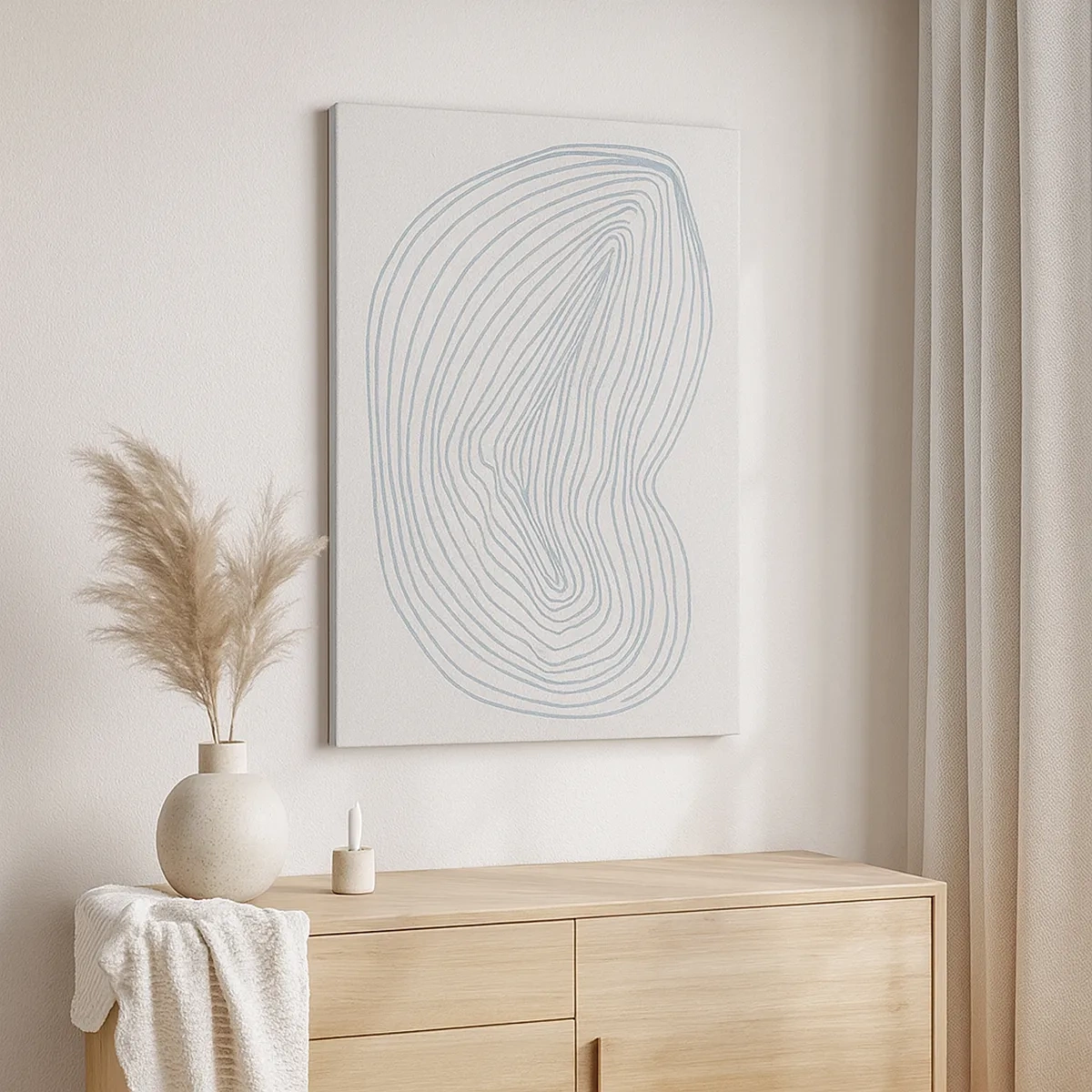 Quadro em tela - Deixe cair o sorriso - 50x70 cm