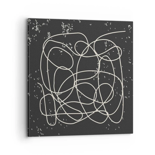 Quadro em tela - Pensamentos errantes - 70x70 cm