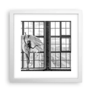 Pôster em moldura branca - Cidade dos Anjos? - 30x30 cm