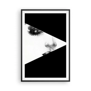 Pôster com moldura preta - Sempre desconhecido - 61x91 cm