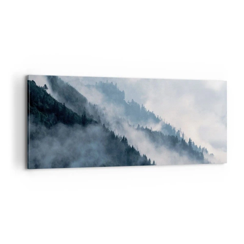 Quadro em tela - Misticismo das montanhas - 100x40 cm