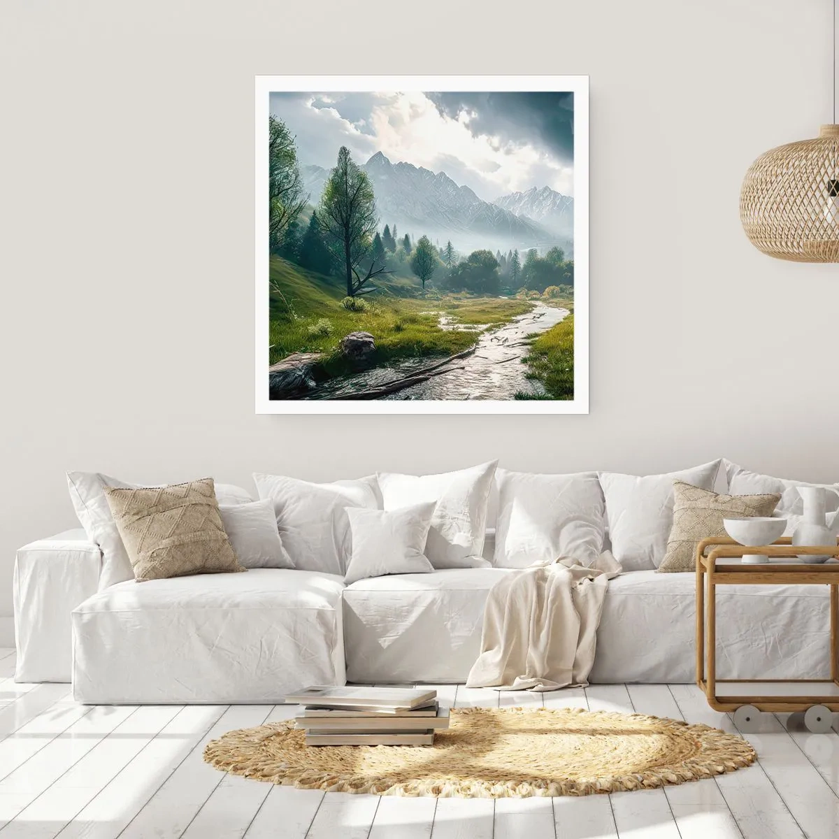 Pôster - Ida e volta - 60x60 cm