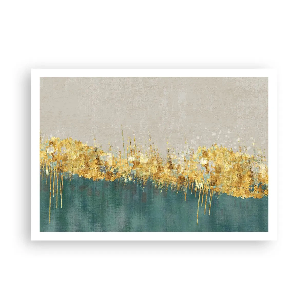 Pôster - A fronteira dourada - 100x70 cm