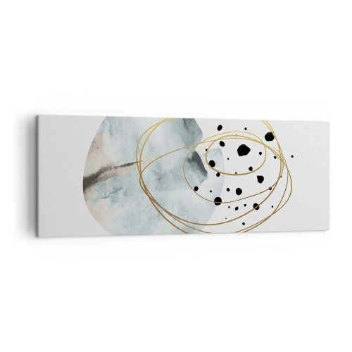 Quadro em tela - No abraço ao espaço - 140x50 cm