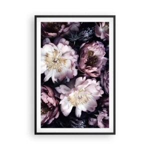 Pôster com moldura preta - Bouquet à moda antiga - 61x91 cm