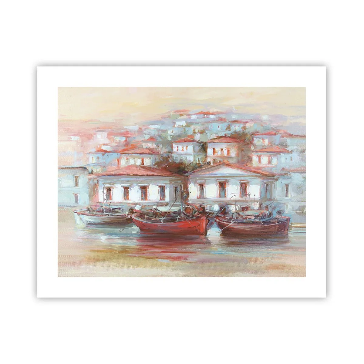 Pôster - Cidade feliz - 50x40 cm