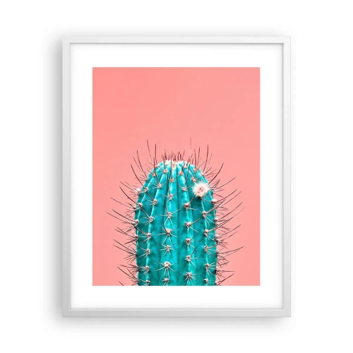 Pôster em moldura branca - Apenas olhe - 40x50 cm