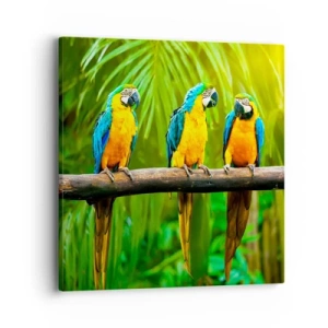 Quadro em tela - E ouviste dizer que ela...? - 40x40 cm
