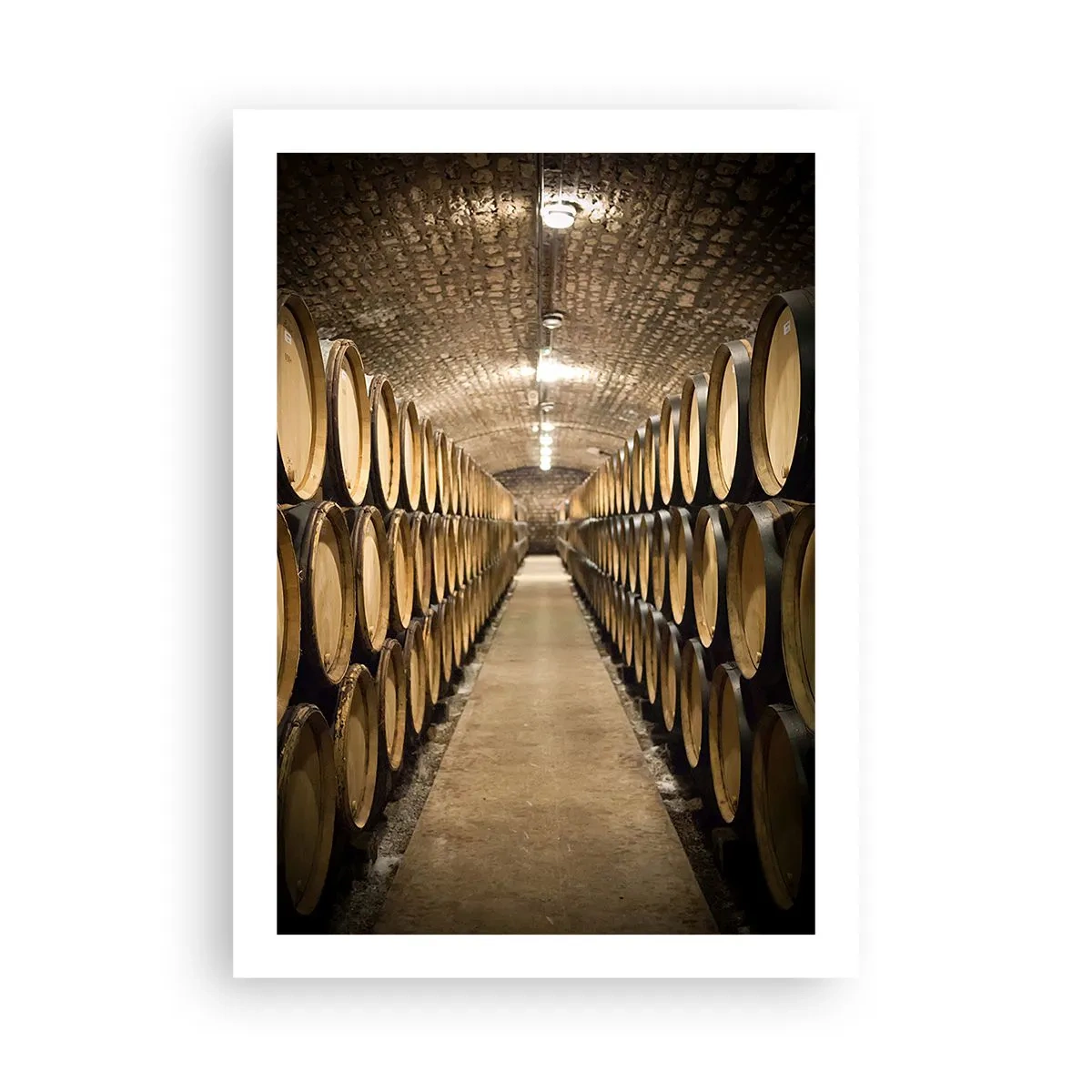 Pôster - Em um porão de tijolos - 50x70 cm