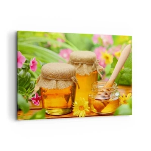 Quadro em tela - Doce e floral - 120x80 cm