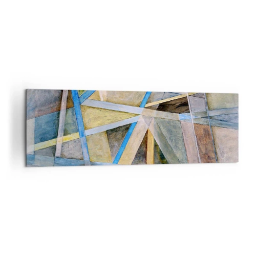 Quadro em tela - Em linha reta ou na diagonal? - 160x50 cm