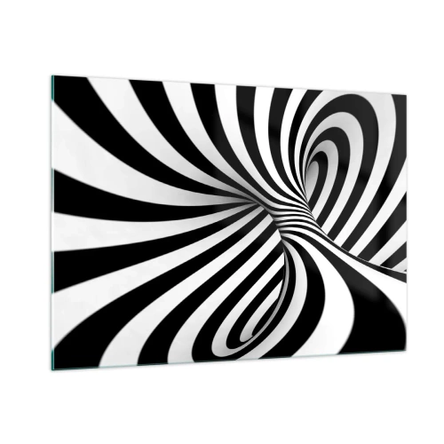 Quadro em vidro - Composição: espaço dançante - 100x70 cm