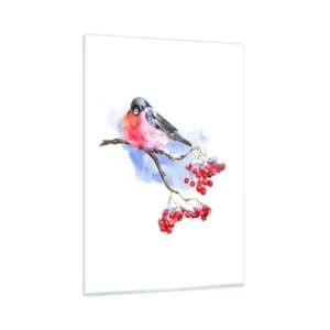 Quadro em vidro - Inverno a cores - 80x120 cm