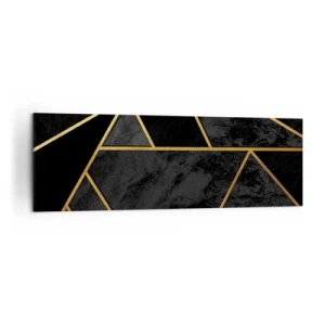 Quadro em tela - Escuridão e esplendor - 160x50 cm