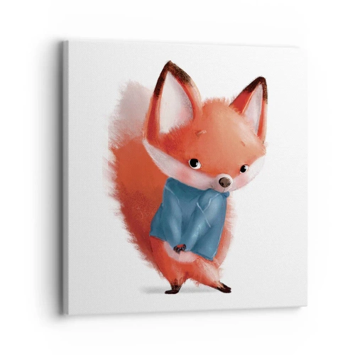 Quadro em tela - Fico bonito nisto? - 30x30 cm