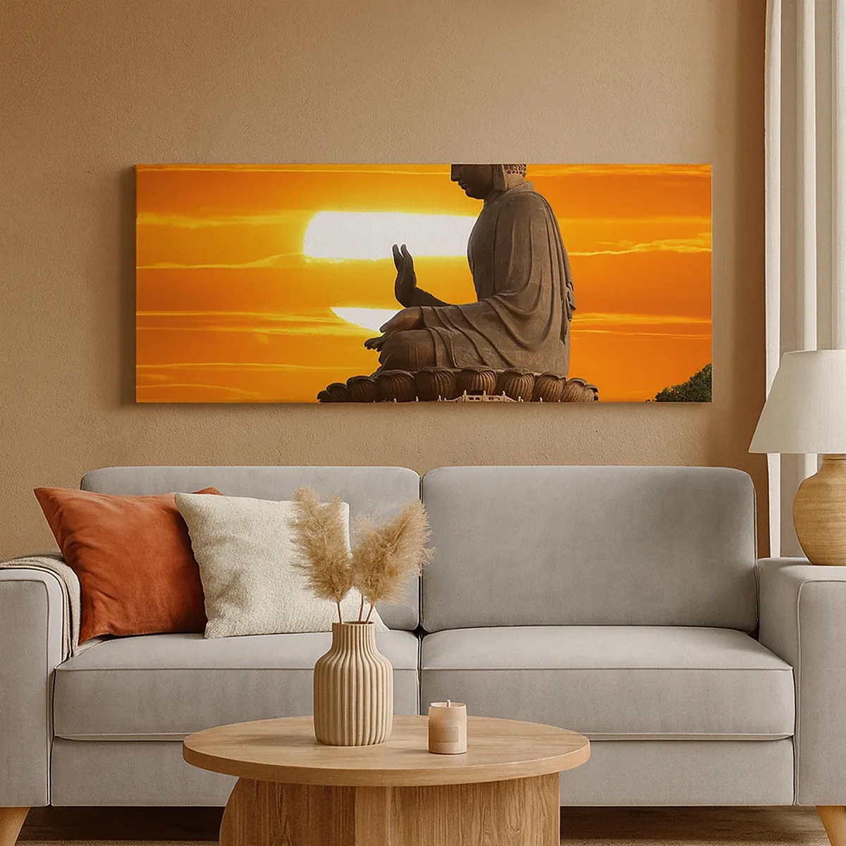 Quadro em tela - Sem medo do mundo - 30x30 cm