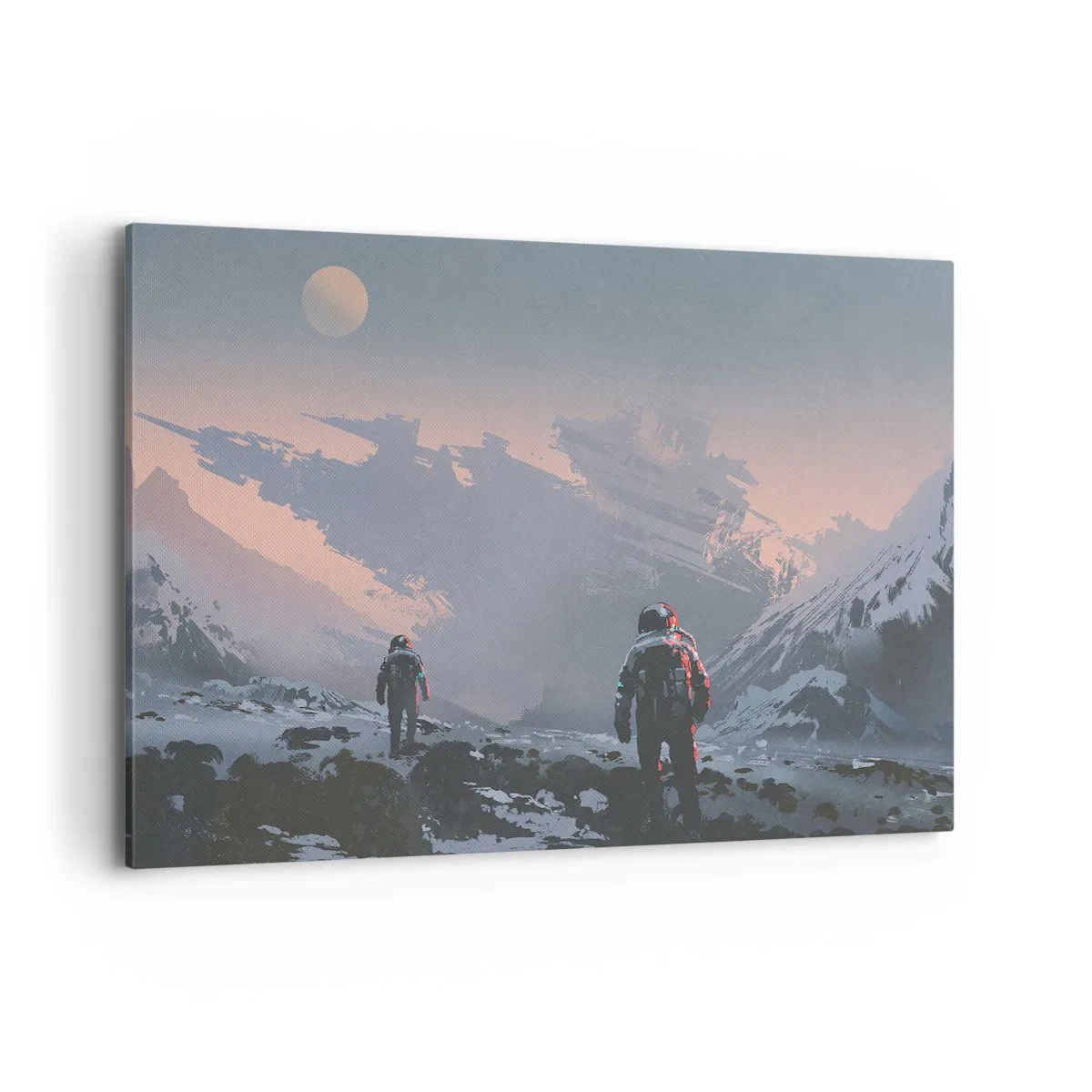 Quadro em tela - Sob uma estrela desconhecida - 120x80 cm