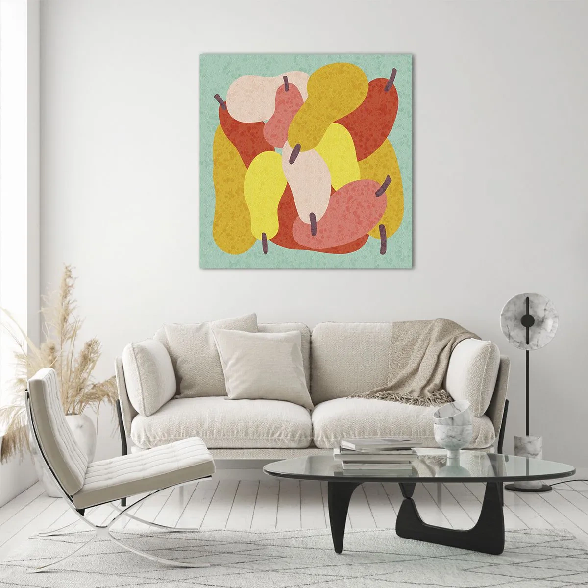 Quadro em vidro - Experimente o sol de verão - 40x40 cm